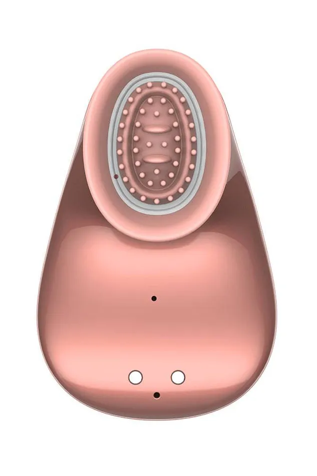 Vibrators Shots Toys Shots Toys Innovation Twitch Hands Suction Vibration Clitoral Toy Rose Gold