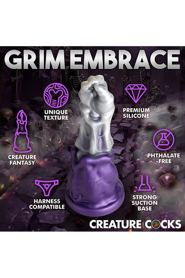 XR Brands Dildos XR Brands Creature Cocks Grim Reaper Silicone Dildo Multicolour