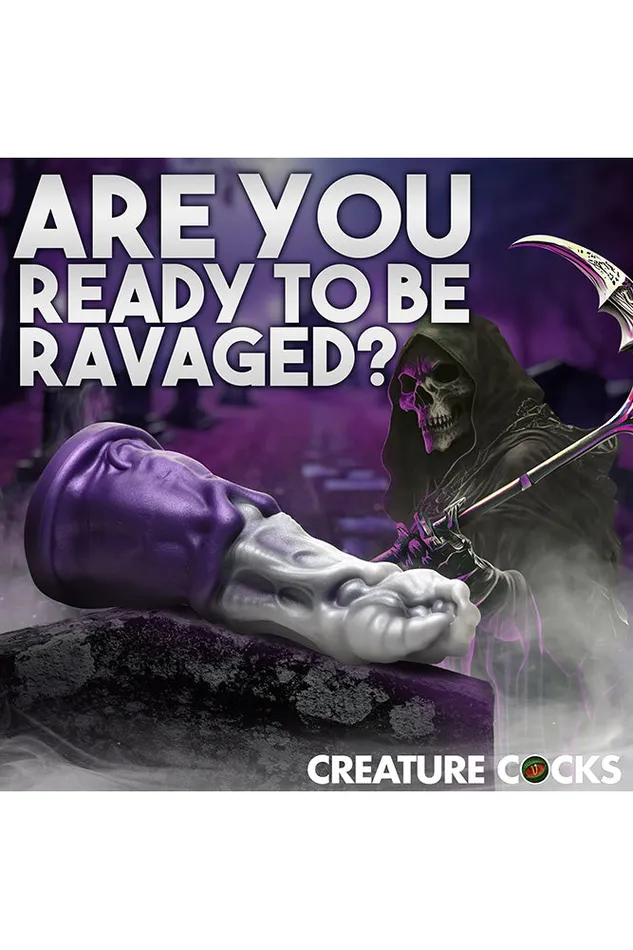 XR Brands Dildos XR Brands Creature Cocks Grim Reaper Silicone Dildo Multicolour