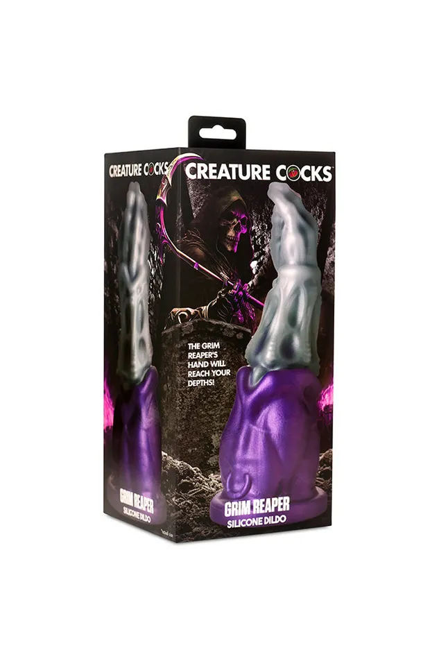 XR Brands Dildos XR Brands Creature Cocks Grim Reaper Silicone Dildo Multicolour