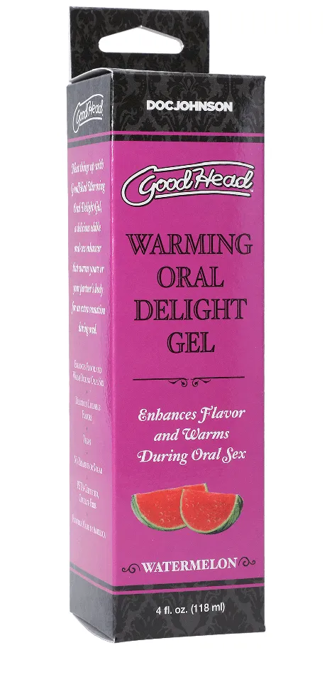 Doc Johnson Enhancers Goodhead Warming Oral Delight Gel Watermelon 4 Fl Oz Doc Johnson Enhancers Goodhead Warming Oral Delight Gel Watermelon 4 Fl Oz