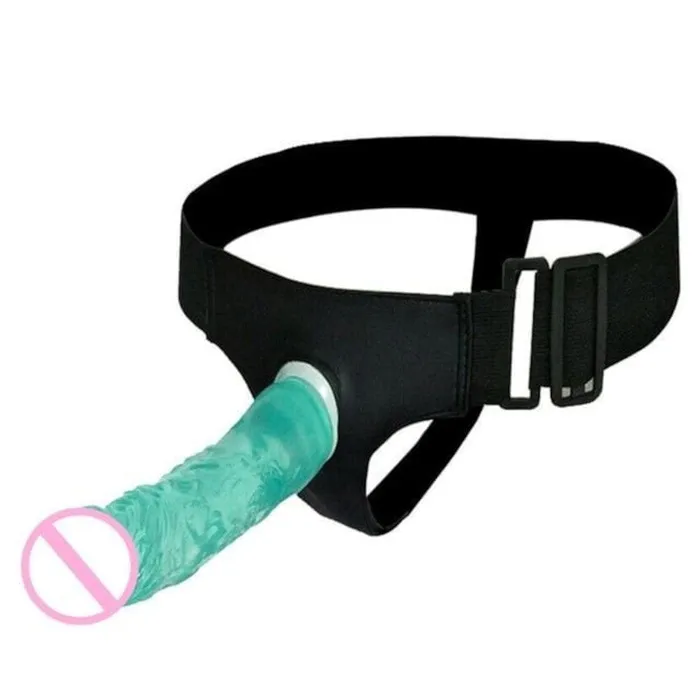 Female Sex Toys Lovegasm The Hulk Green Dildo Harness Set 