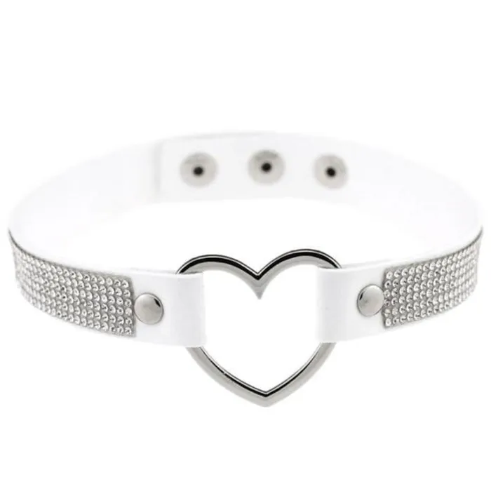 Lovegasm Anal Velvety Rhinestone Choke Collar for Humans