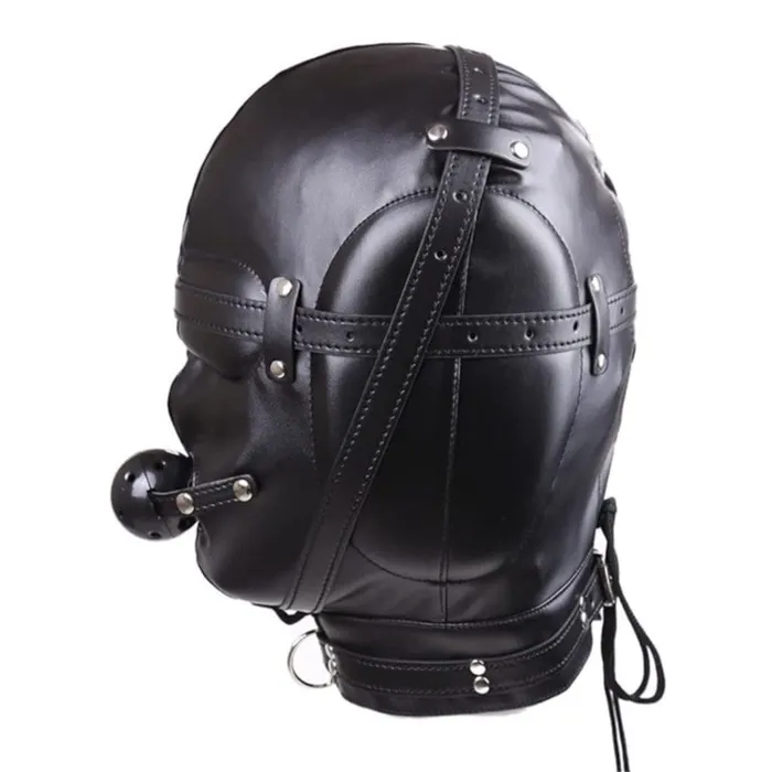 Lovegasm Restraints Sensory Deprivation Leather Slave