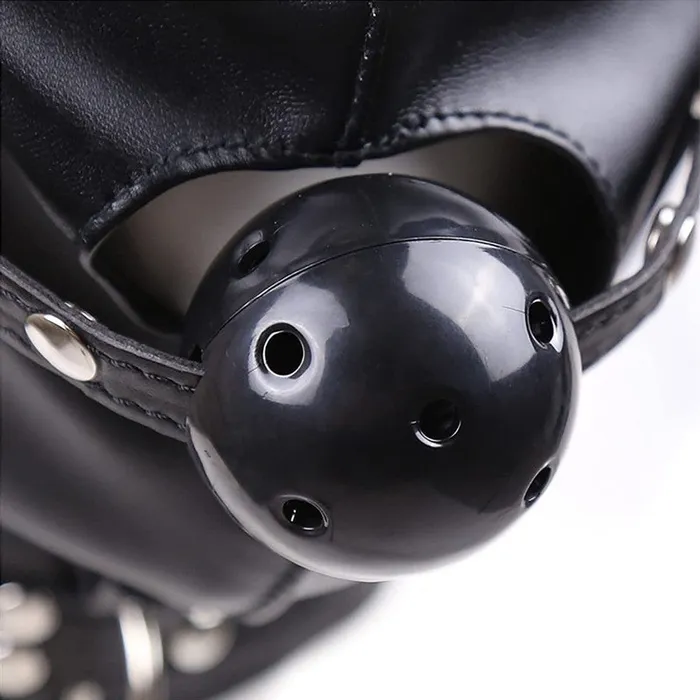 Lovegasm Restraints Sensory Deprivation Leather Slave