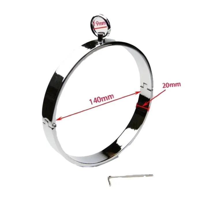 Lovegasm Unisex Stainless Eternity Collar Metallic Vibrators