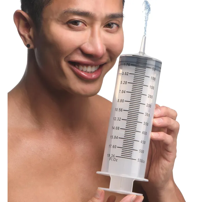 Male Sex Toys CleanStream Enema Syringe with Tube