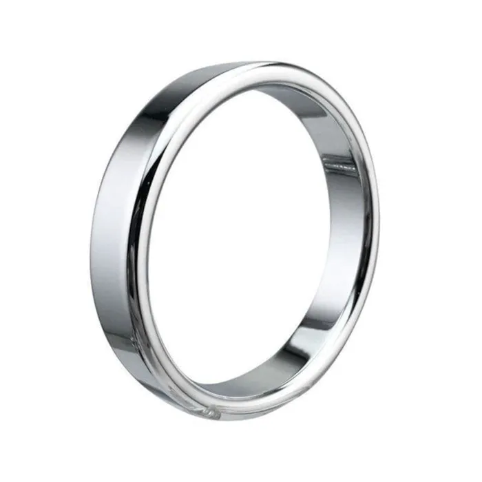 Male Sex Toys Lovegasm Thick and Heavy Silver Penis Ring
