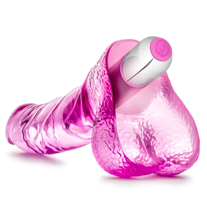 Naturally Yours Vibrating Ding Dong Pink Blush Dildos