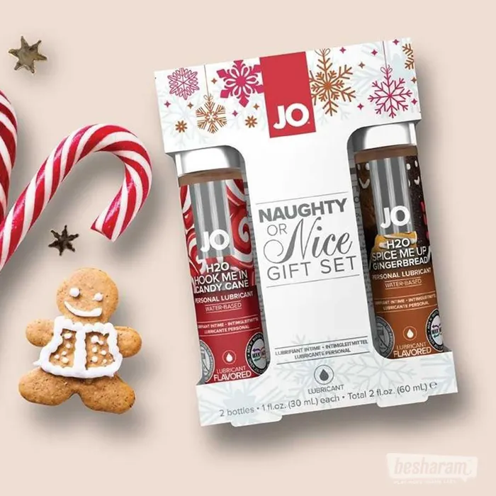 System JO Anal JO Naughty or Nice Flavored Lubes Set