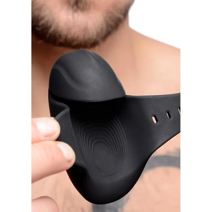 Trinity Men Male Sex Toys 8X Vibrating Silicone Penis Head Stimulator