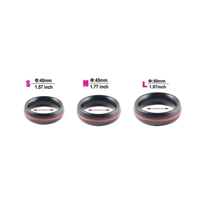 TwoTone Donut Metal Ring Lovegasm Male Sex Toys