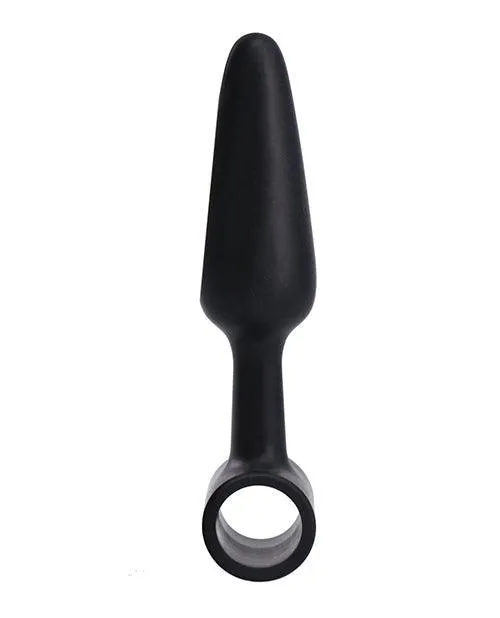 Anal In A Bag 4 Vibrating Butt Plug Black Doc Johnson