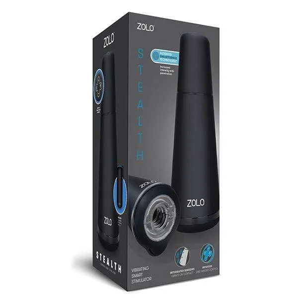 Anal Zolo Zolo Stealth Vibrating Smart Stimulator Black
