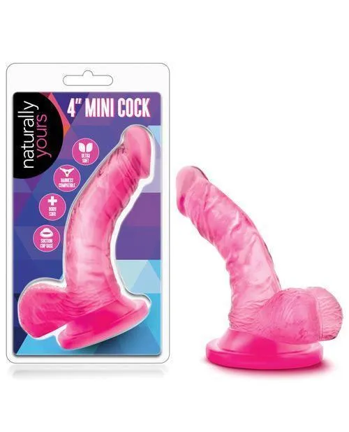Blush Naturally Yours 4 Mini Cock Pink Blush Novelties Vibrators