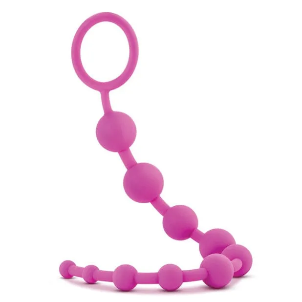 Blush Novelties Anal Blush Novelties Luxe Silicone 10 Anal Beads