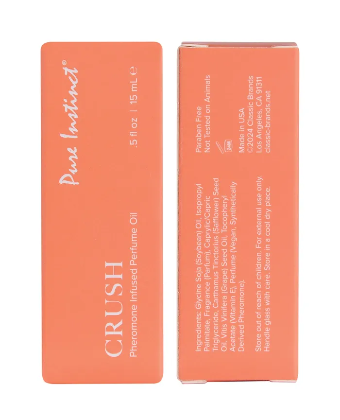 Classic Brands Dildos Pure Instinct Pheromone Perfume Oil Crush 15 ml Dropper Glass