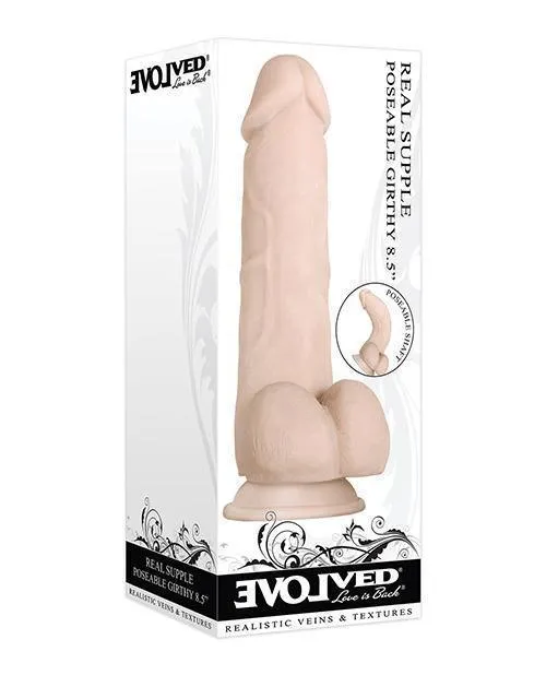 Evolved Real Supple Poseable Girthy Evolved Novelties INC Dildos