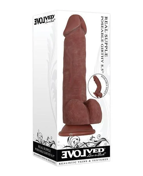 Evolved Real Supple Poseable Girthy Evolved Novelties INC Dildos