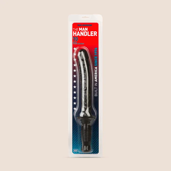 Female Sex Toys Doc Johnson Enterprises Classic The Man Handler 10 dildo with handle
