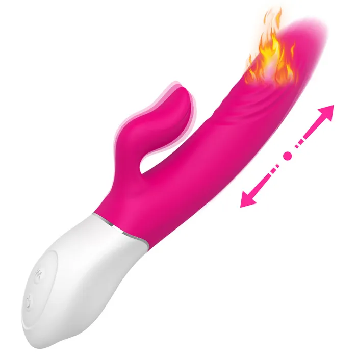 Female Sex Toys YOSPOSS 9 Pulsating Vibrating Modes Mute Rabbit G Spot Vibrator with Heating Female Sex Toys YOSPOSS 9 Pulsating Vibrating Modes Mute Rabbit G Spot Vibrator with Heating