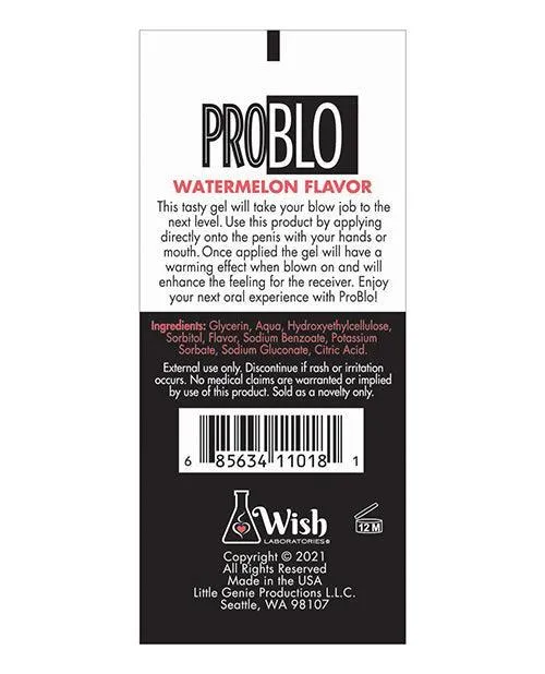 Little Genie Productions LLC Enhancers Problo Oral Pleasure Gel Watermelon