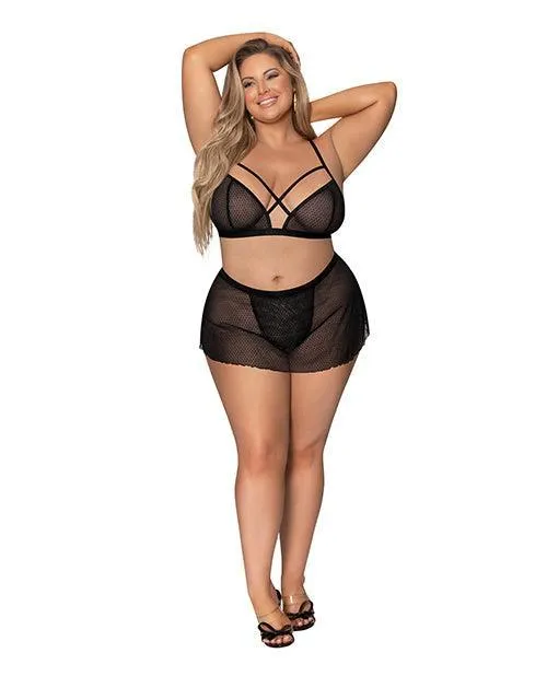 Magic Moments Intl Male Sex Toys Girl Next Door Strappy Bralette Wflirty Thong Skirt Magic Moments Intl Male Sex Toys Girl Next Door Strappy Bralette Wflirty Thong Skirt