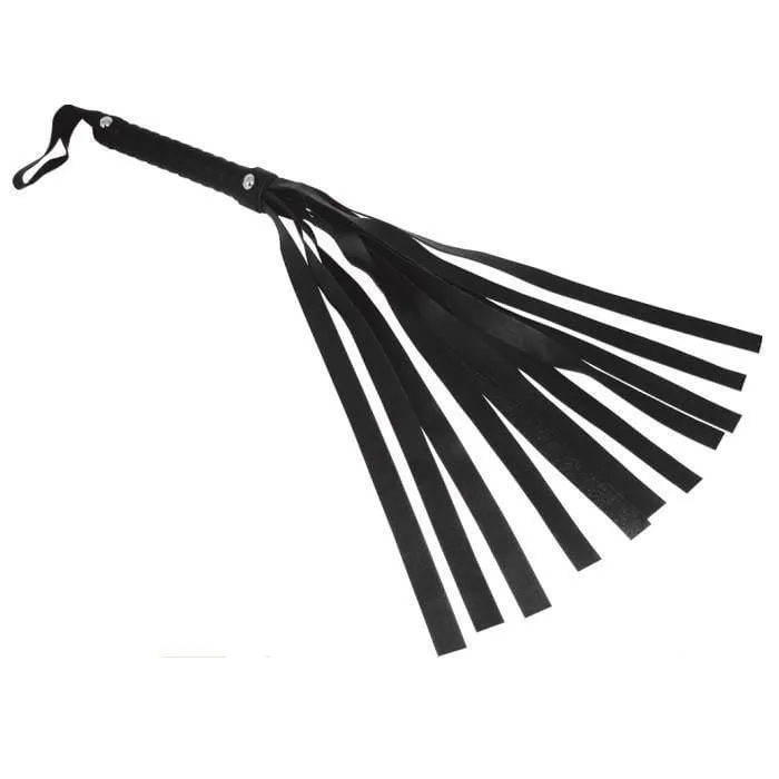 SM Couples Sex and Mischief Faux Leather Flogger Black