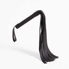 SM Couples Sex and Mischief Faux Leather Flogger Black
