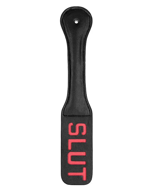 Shots America LLC Anal Shots Ouch Slut Paddle Black