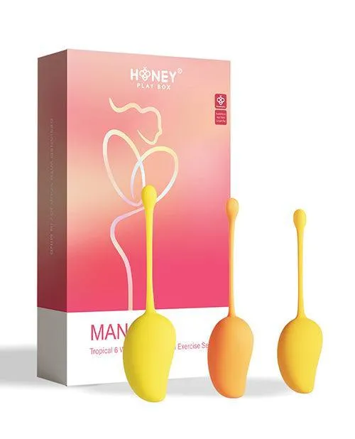 Uc Global Trade INChoney Play B Female Sex Toys Mango Tropical 6 Weighted Kegel Ball Exercise Set Uc Global Trade INChoney Play B Female Sex Toys Mango Tropical 6 Weighted Kegel Ball Exercise Set