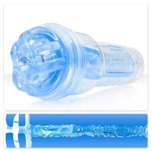 Vibrators Fleshlight Fleshlight Turbo Ignition Blue Ice Masturbator Blue