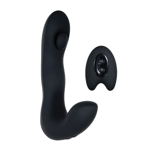 Zero Tolerance Anal Zero Tolerance Tap It Remote Control Silicone Prostate Massager Black