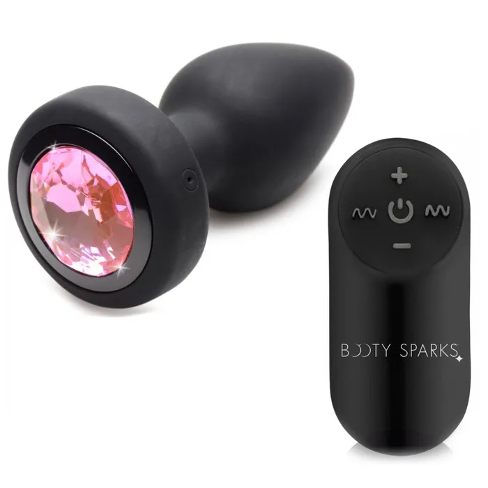 28X Silicone Vibrating Pink Gem Anal Plug w Remote Small Booty Sparks Anal 28X Silicone Vibrating Pink Gem Anal Plug w Remote Small Booty Sparks Anal