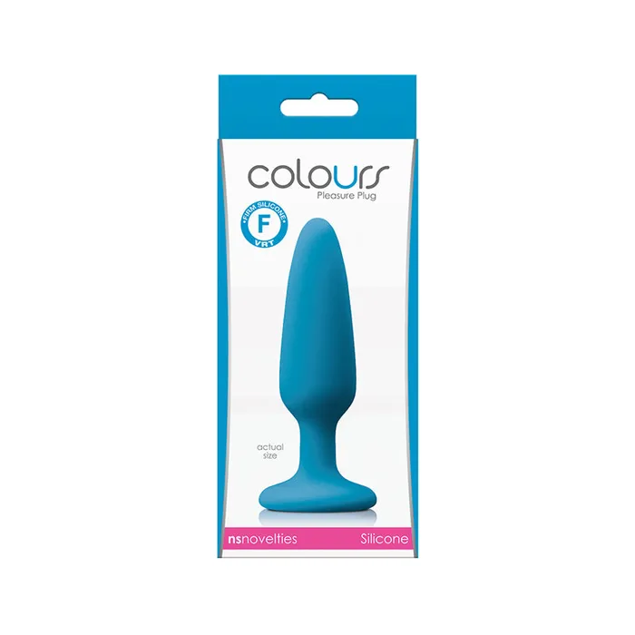 Anal New Sensations Novelties Inc Colours Pleasure Plug Small Blue