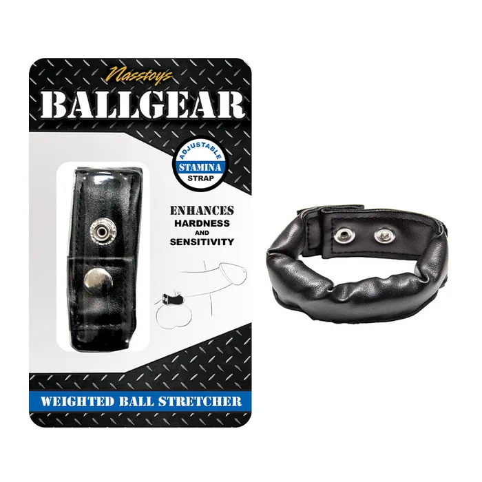 Ballgear Weighted Ball Stretcher Black Nasstoys Anal