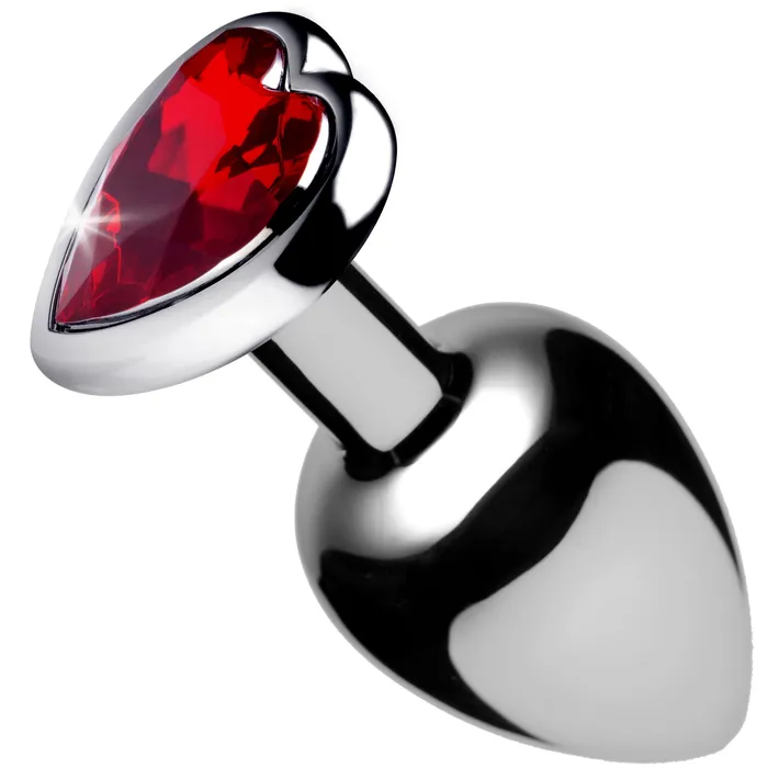 Booty Sparks Male Sex Toys Red Heart Gem Anal Plug Medium