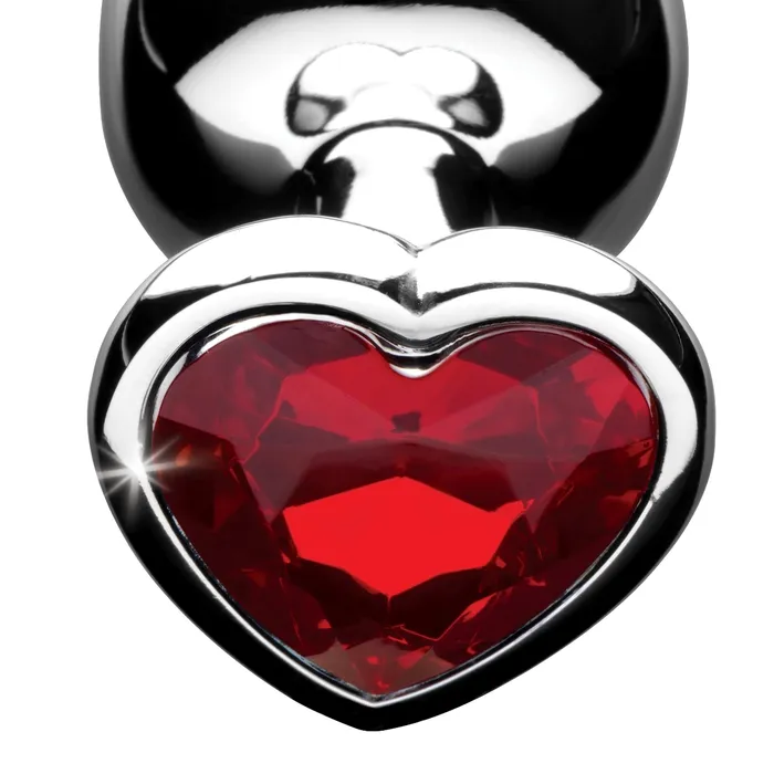 Booty Sparks Male Sex Toys Red Heart Gem Anal Plug Medium
