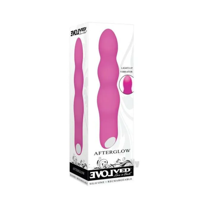 Evolved Vibrators Evolved Afterglow Lightup Vibrator Pink