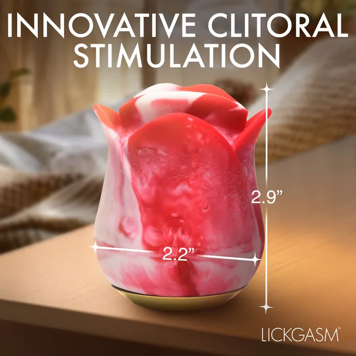 Lickgasm Sweet Kiss Kissing Vibrating Clitoral Stimulator Swirl Female Sex Toys