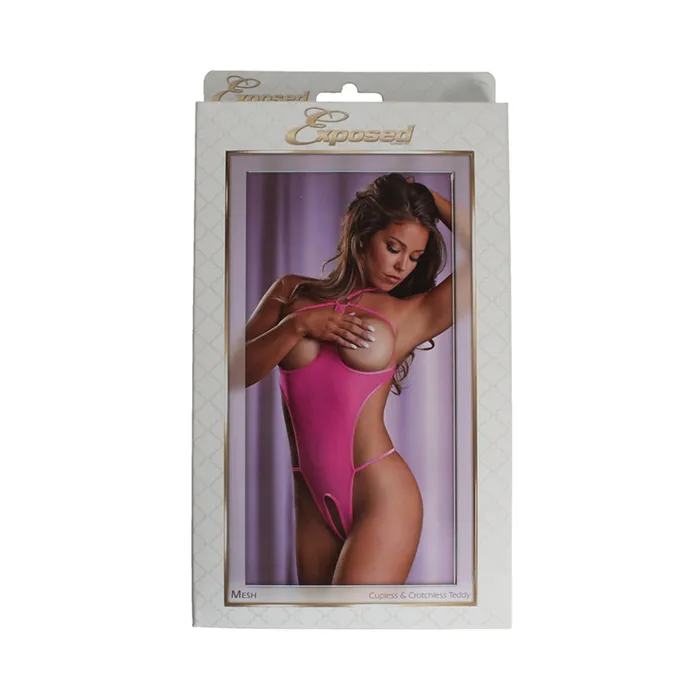 Ms Mesh Cupless Crotchless Teddy Pi Sm Magic Silk Vibrators