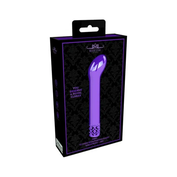 Royal Gems Jewel Abs Rechargeable Bullet Purple Shots America LLC Vibrators Royal Gems Jewel Abs Rechargeable Bullet Purple Shots America LLC Vibrators