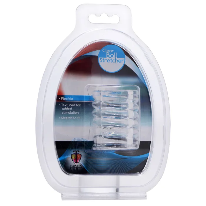 Trinity Men Male Sex Toys Spiral Ball Stretcher Clear