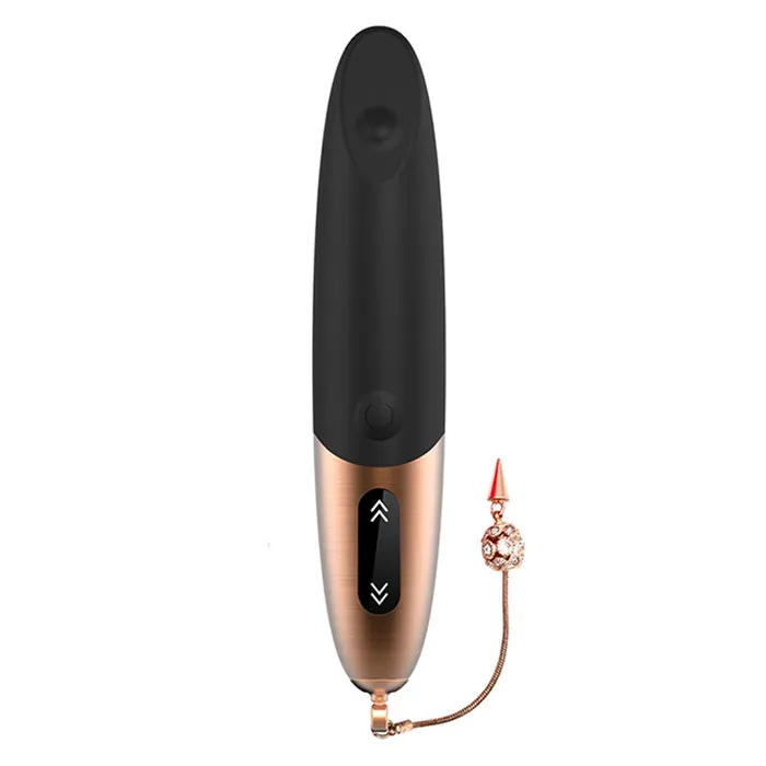 Vibrators Viotec Dysis Touch Panel Lipstick Bullet Vibrator Black