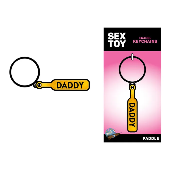 Wood Rocket LLC Couples Sex Toy Keychain Daddy Paddle