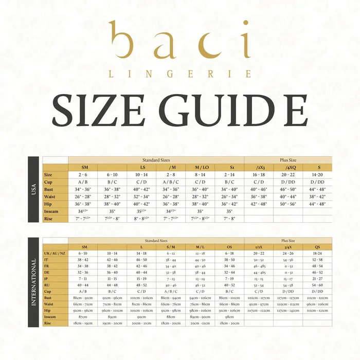 Anal Baci Baci Lace Teddy Black