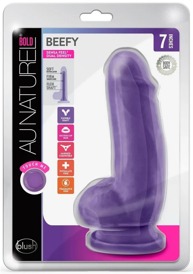 Au Naturel Female Sex Toys Au Naturel Bold Beefy Dildo with Suction Cup