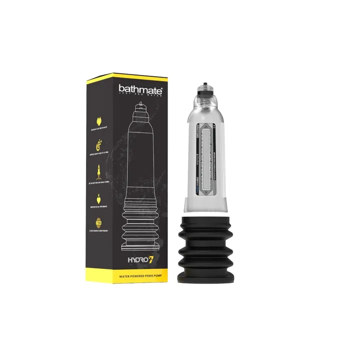 Bathmate Male Sex Toys Bathmate Hydro 7 Penis Pump Clear