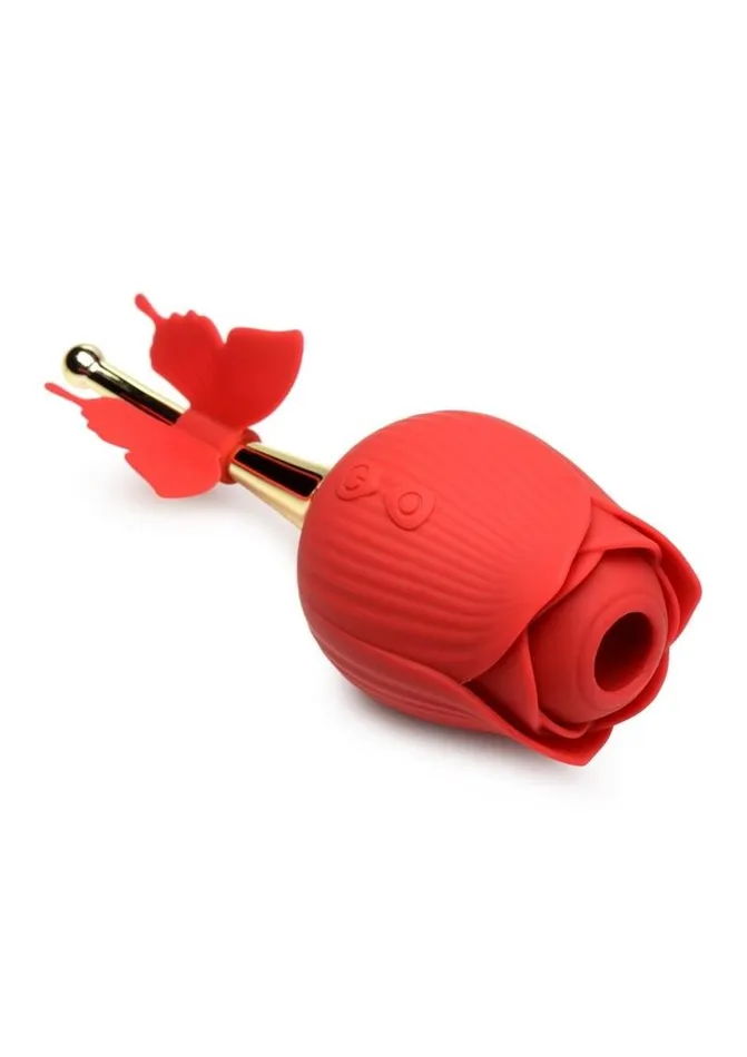 Bloomgasm Female Sex Toys Inmi Bloomgasm Flutter Rose Rechargeable Silicone Sucking Rose with Butterfly Teaser Bloomgasm Female Sex Toys Inmi Bloomgasm Flutter Rose Rechargeable Silicone Sucking Rose with Butterfly Teaser