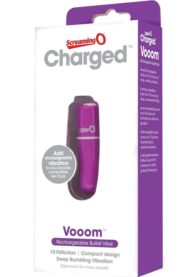 Charged Female Sex Toys Charged Vooom Rechargeable Waterproof Bullet Vibrator Charged Female Sex Toys Charged Vooom Rechargeable Waterproof Bullet Vibrator